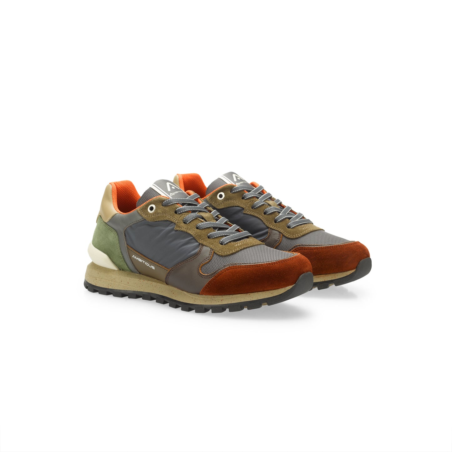 Ambitious Grey and Khaki Trainer