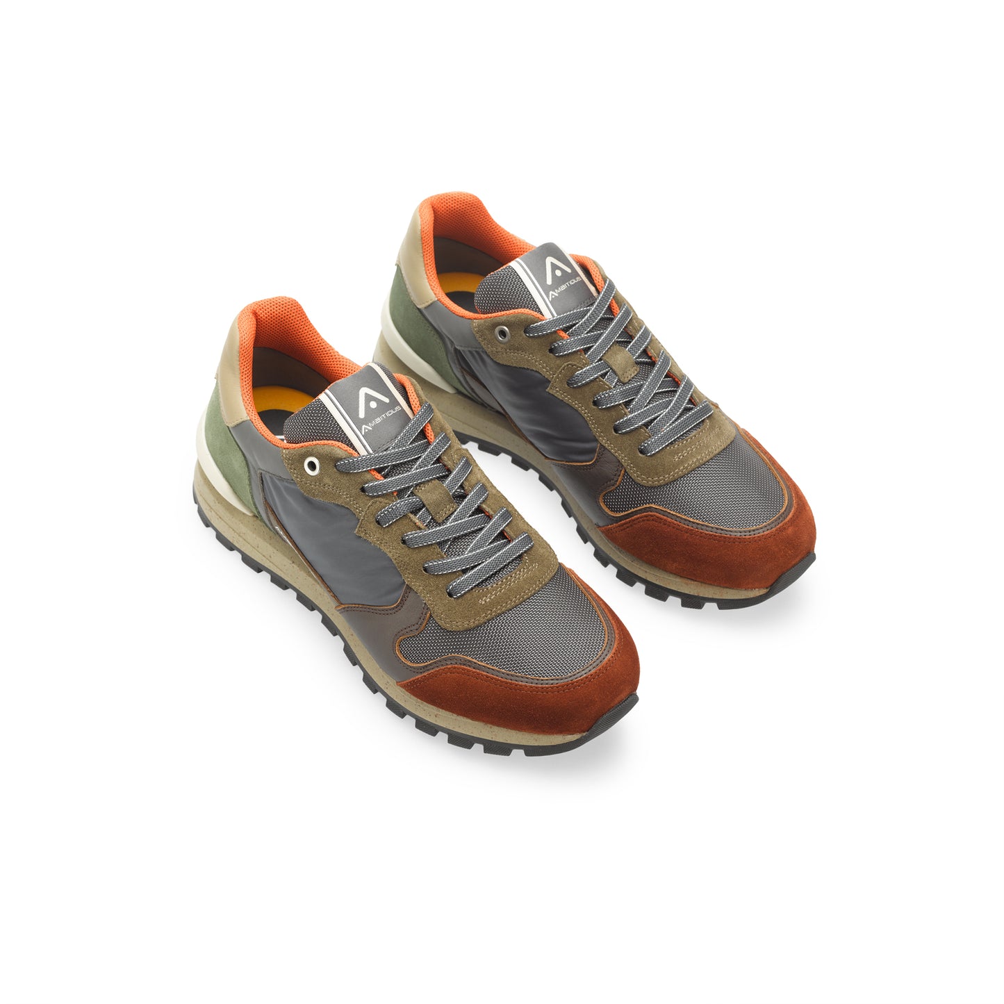 Ambitious Grey and Khaki Trainer