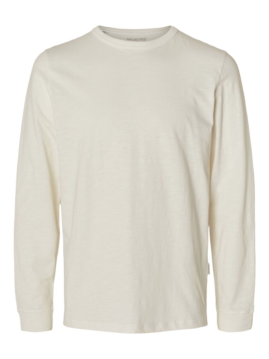 SELECTED Egret Long Sleeve Tee