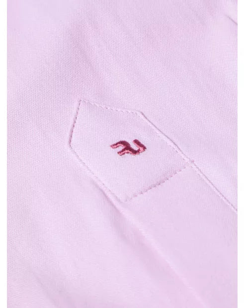 Remus Uomo Light Pink Long Sleeved Semi Formal Shirt