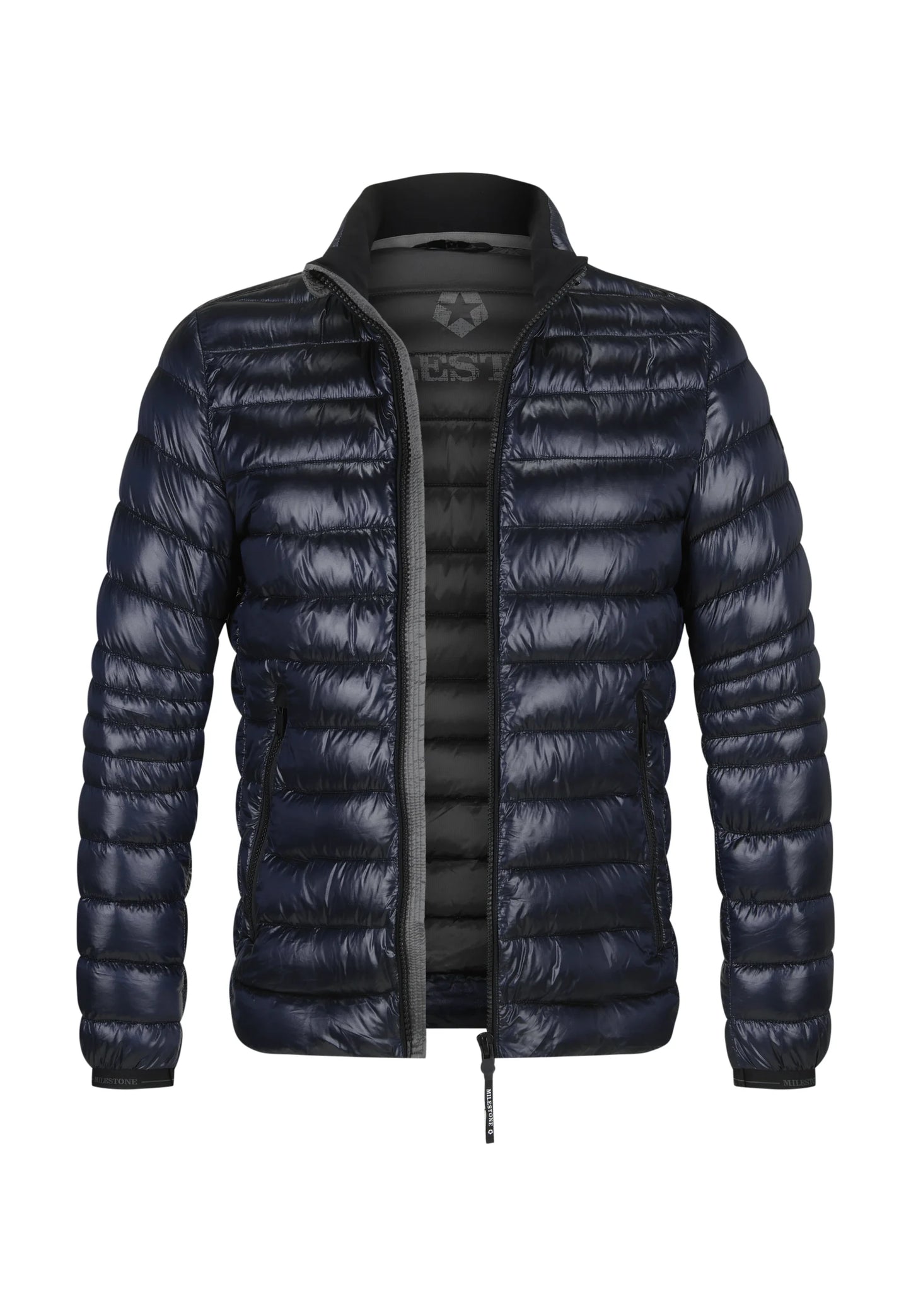 Milestone Navy Quilted Jacket