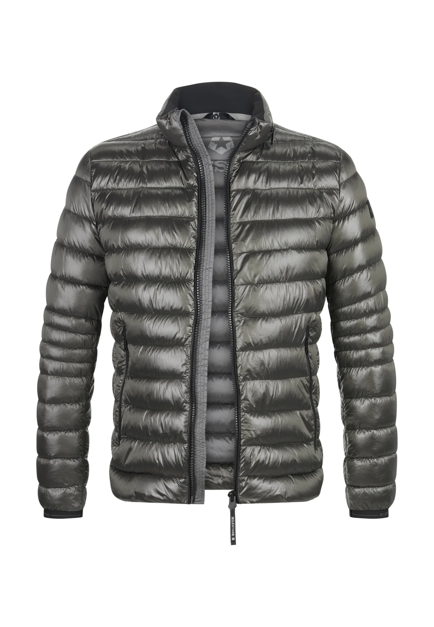 Milestone Grey Quilted Jacket