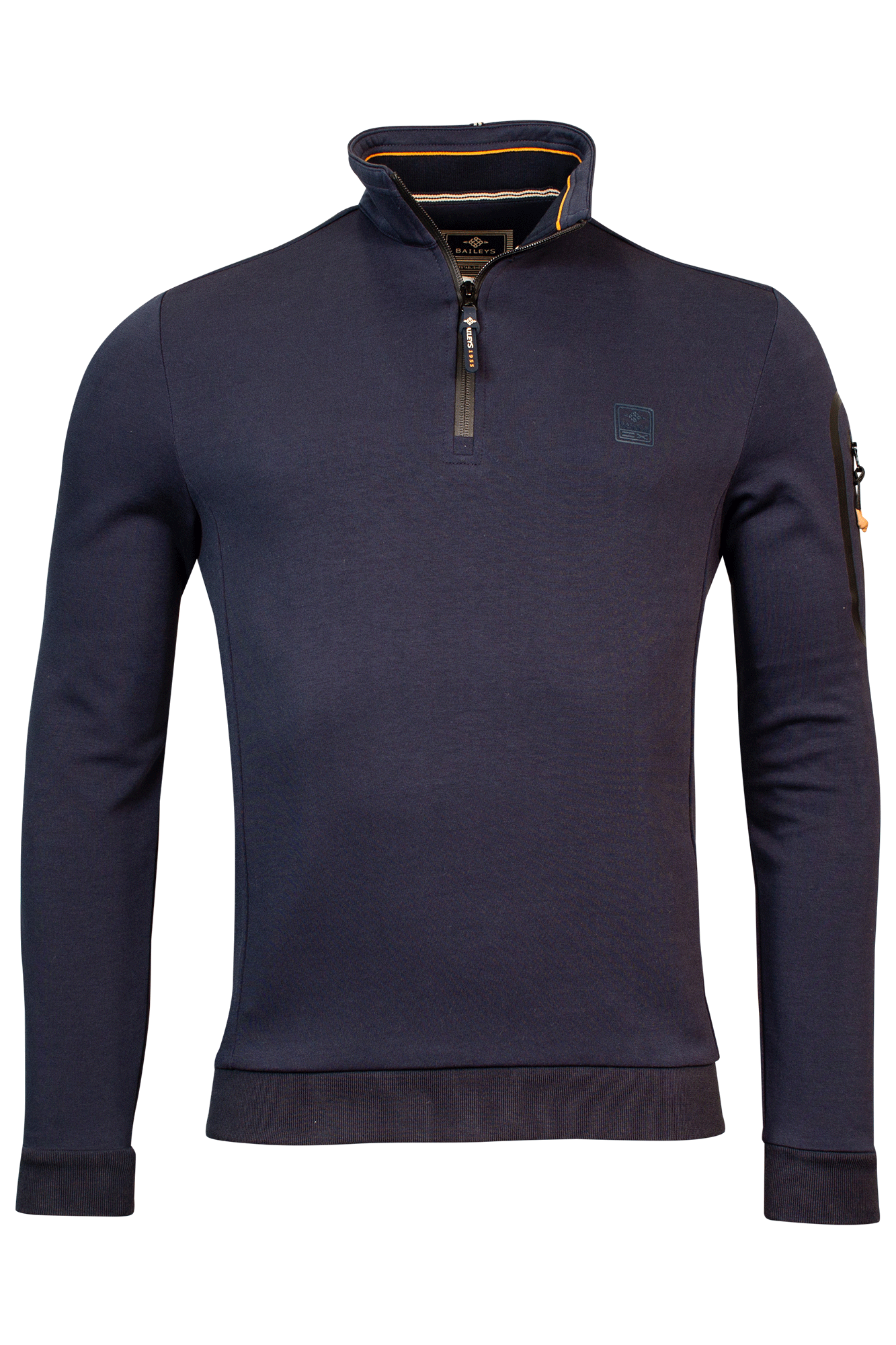 Baileys Navy Blue Half Zip Jumper