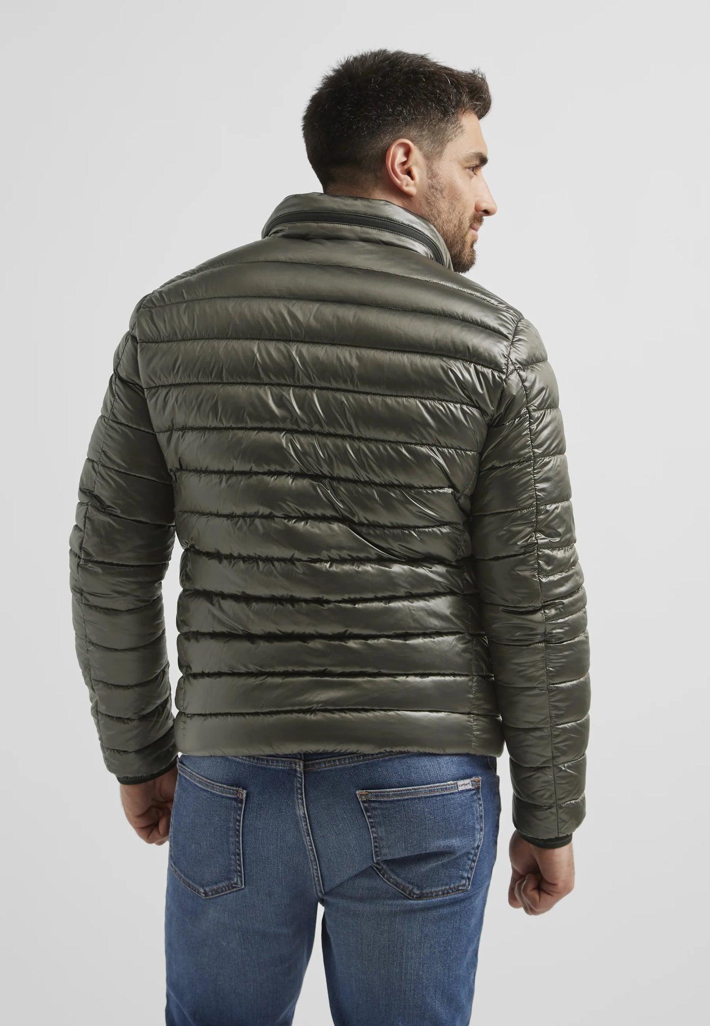 Milestone Grey Quilted Jacket