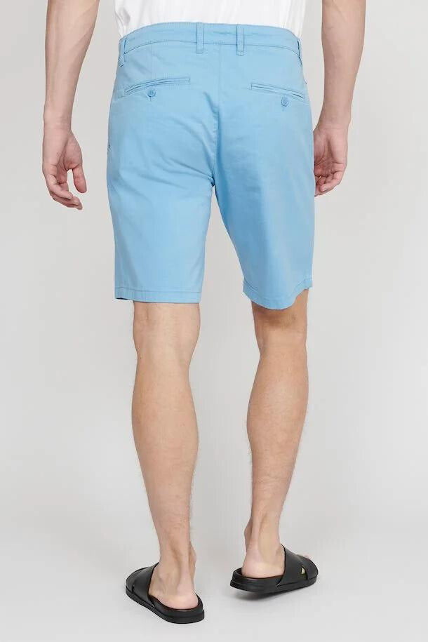 Matinique Light Blue Cotton Shorts