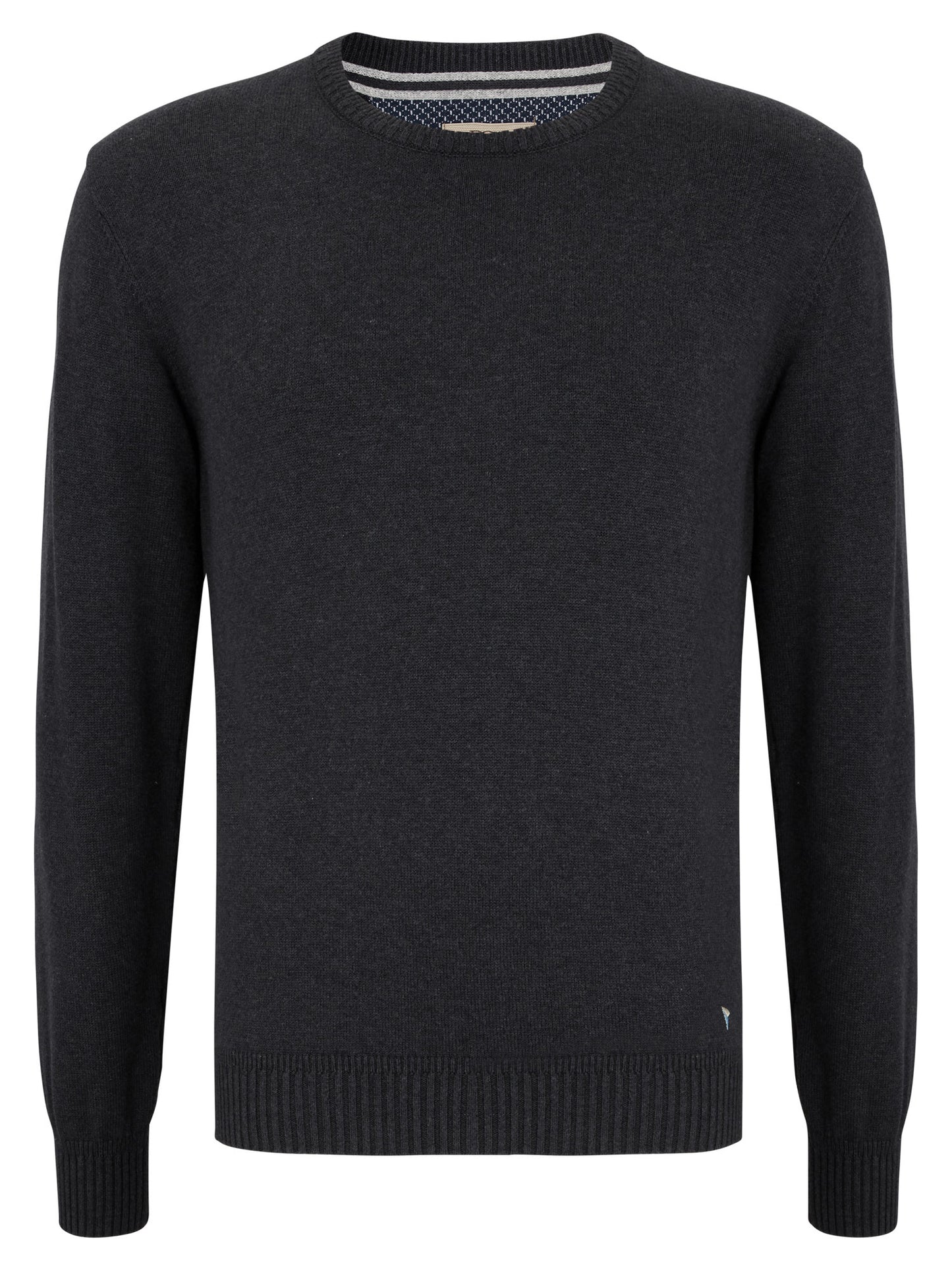 DG Dark Grey Long Sleeve Crew Neck Sweater
