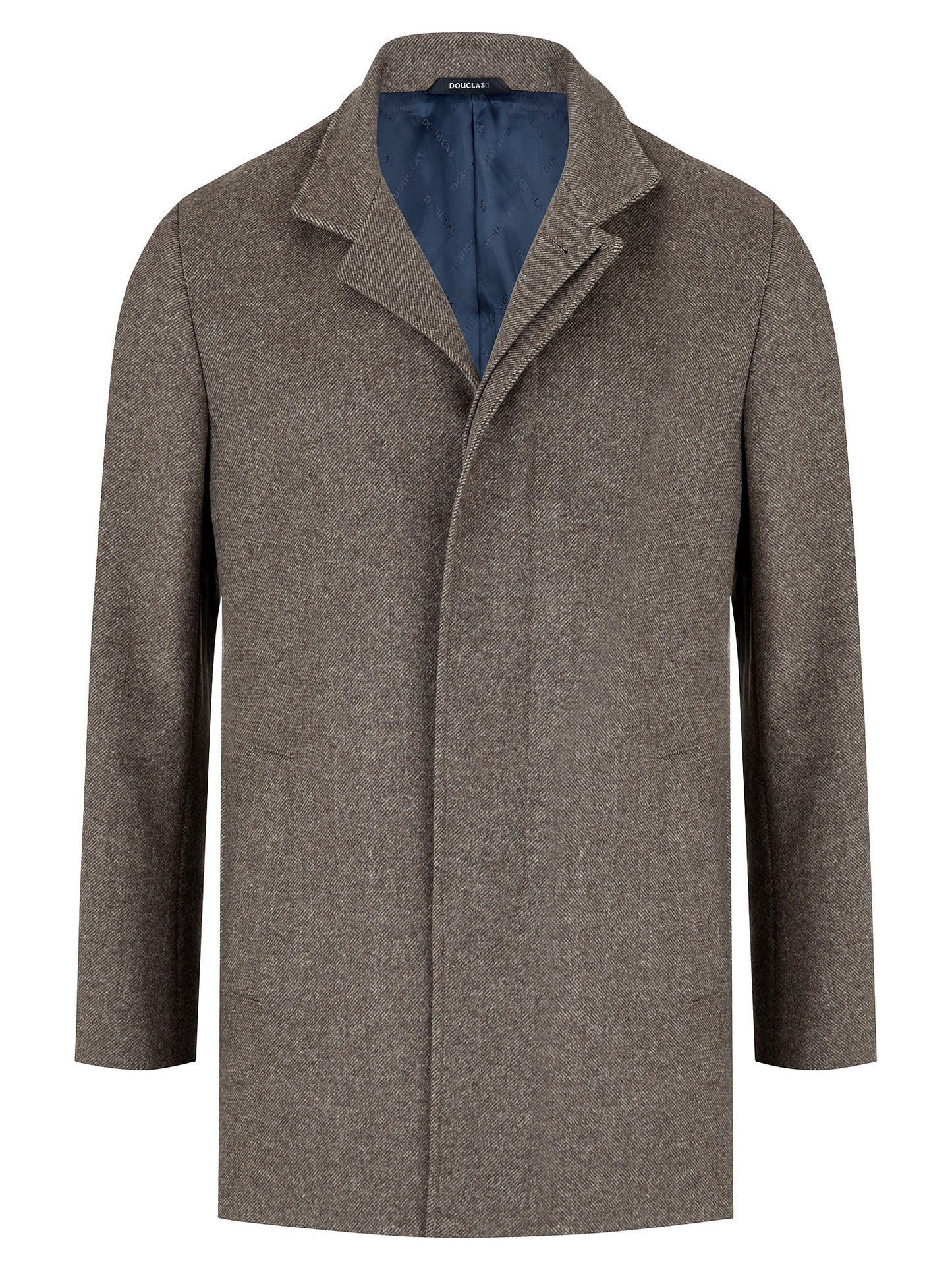 DG Taupe Tailored Wool & Cashmere Coat