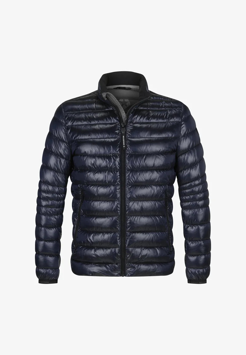 Milestone Navy Quilted Jacket