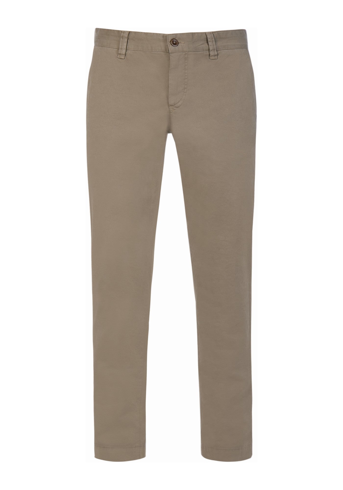 LOU Beige Pima Cotton Chinos