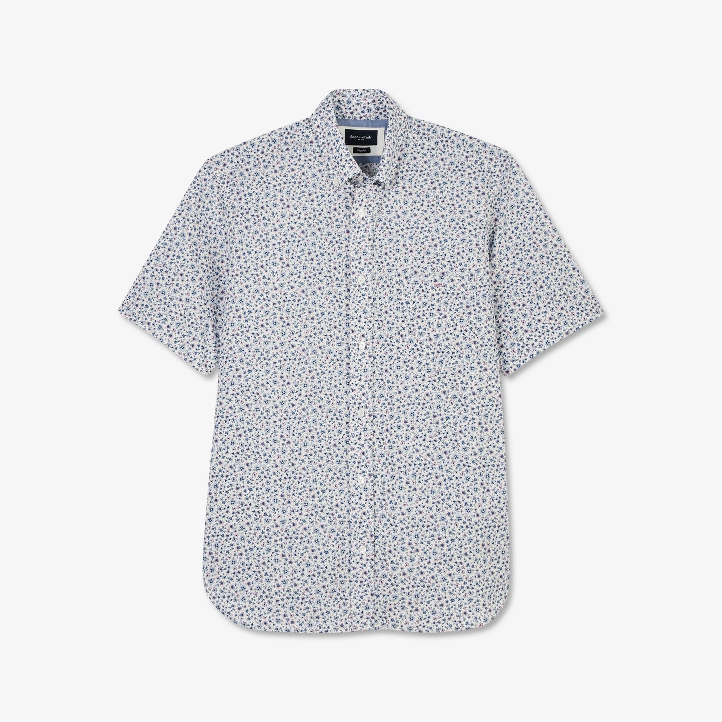 Eden Park Rose Short Sleeve Floral Shirt