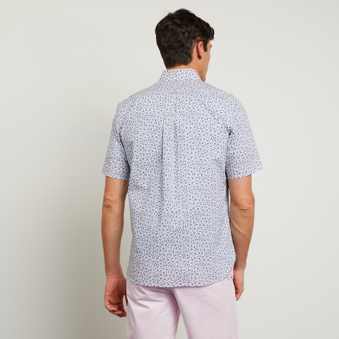 Eden Park Rose Short Sleeve Floral Shirt