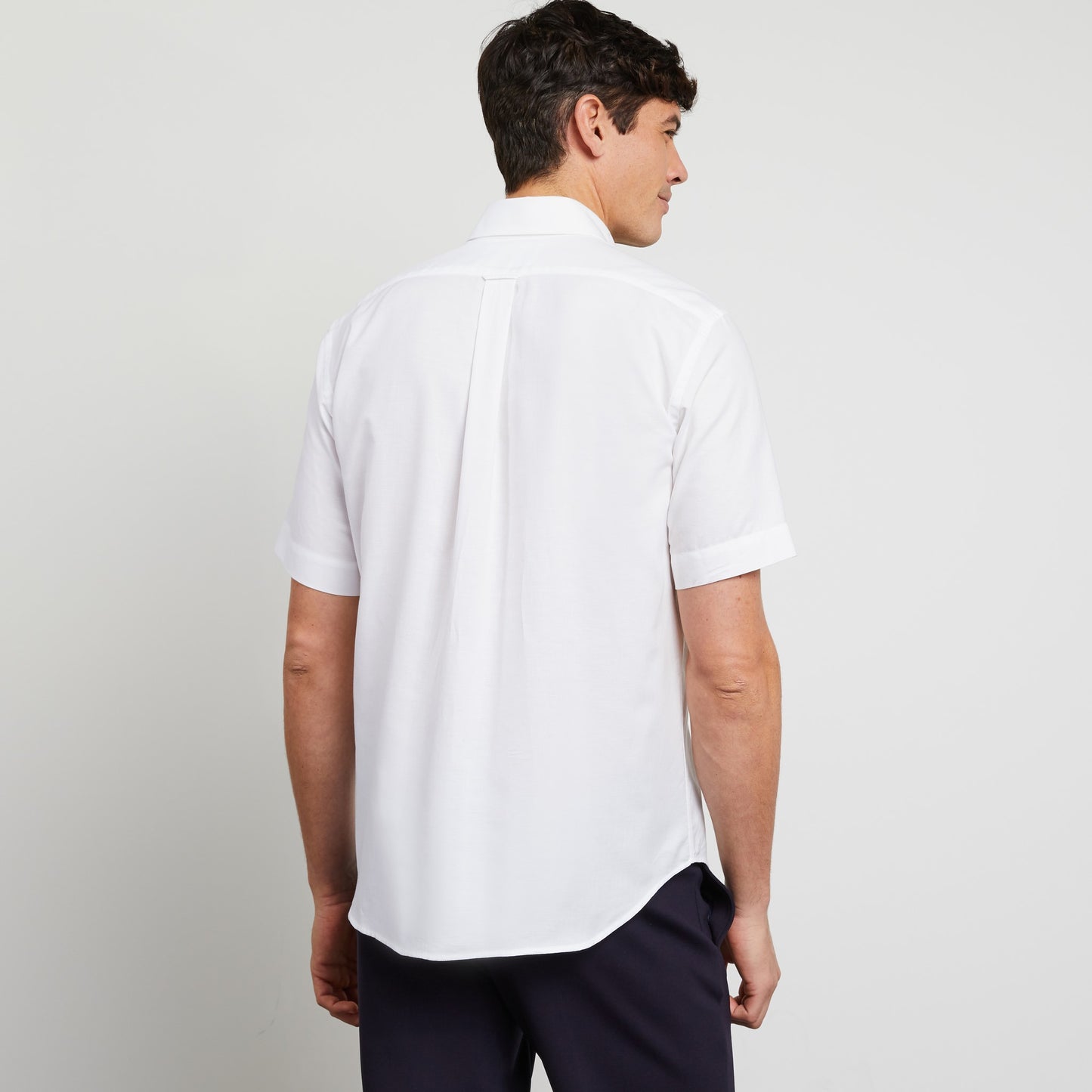 Eden Park Short Sleeve White Cotton Shirt