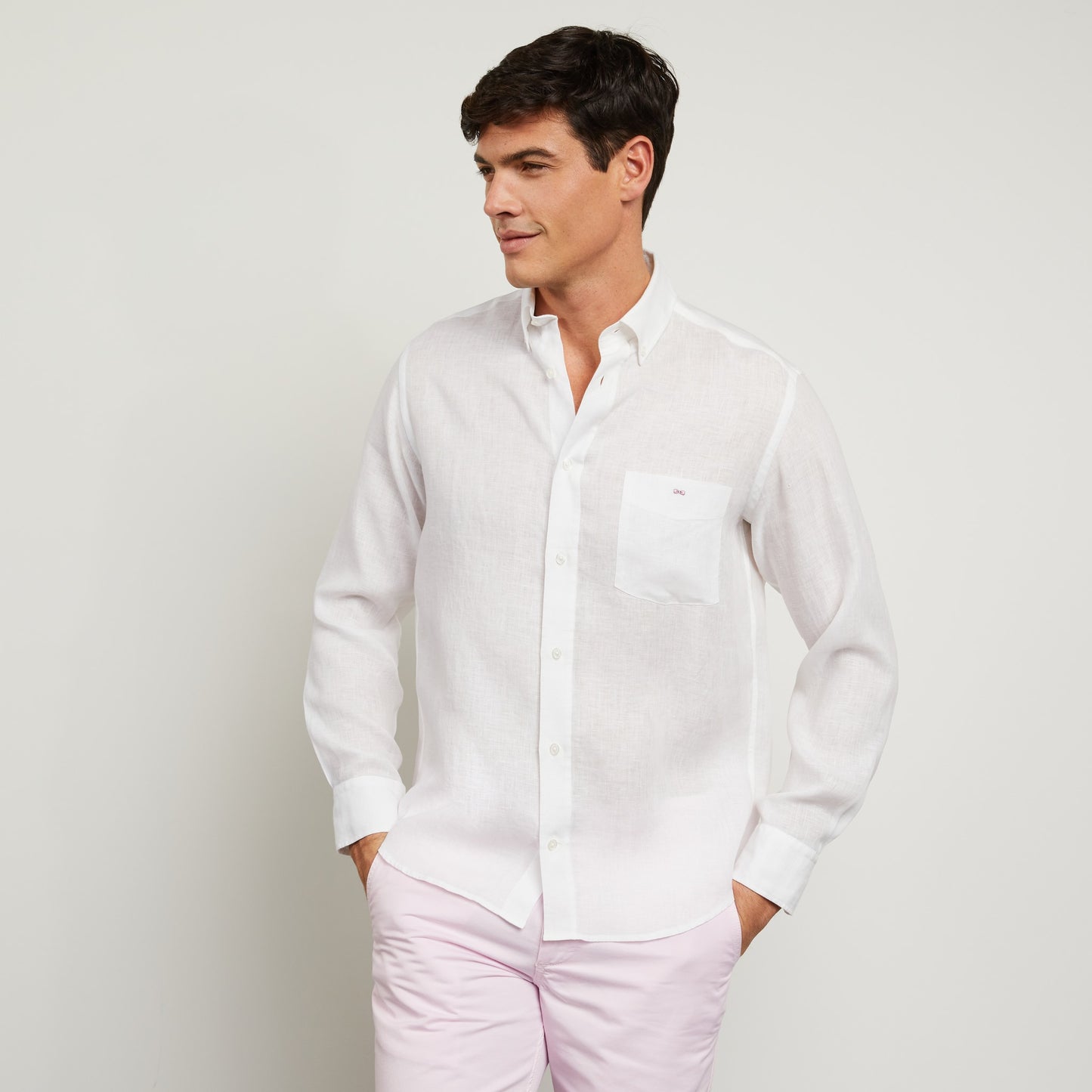Eden Park White Linen Shirt