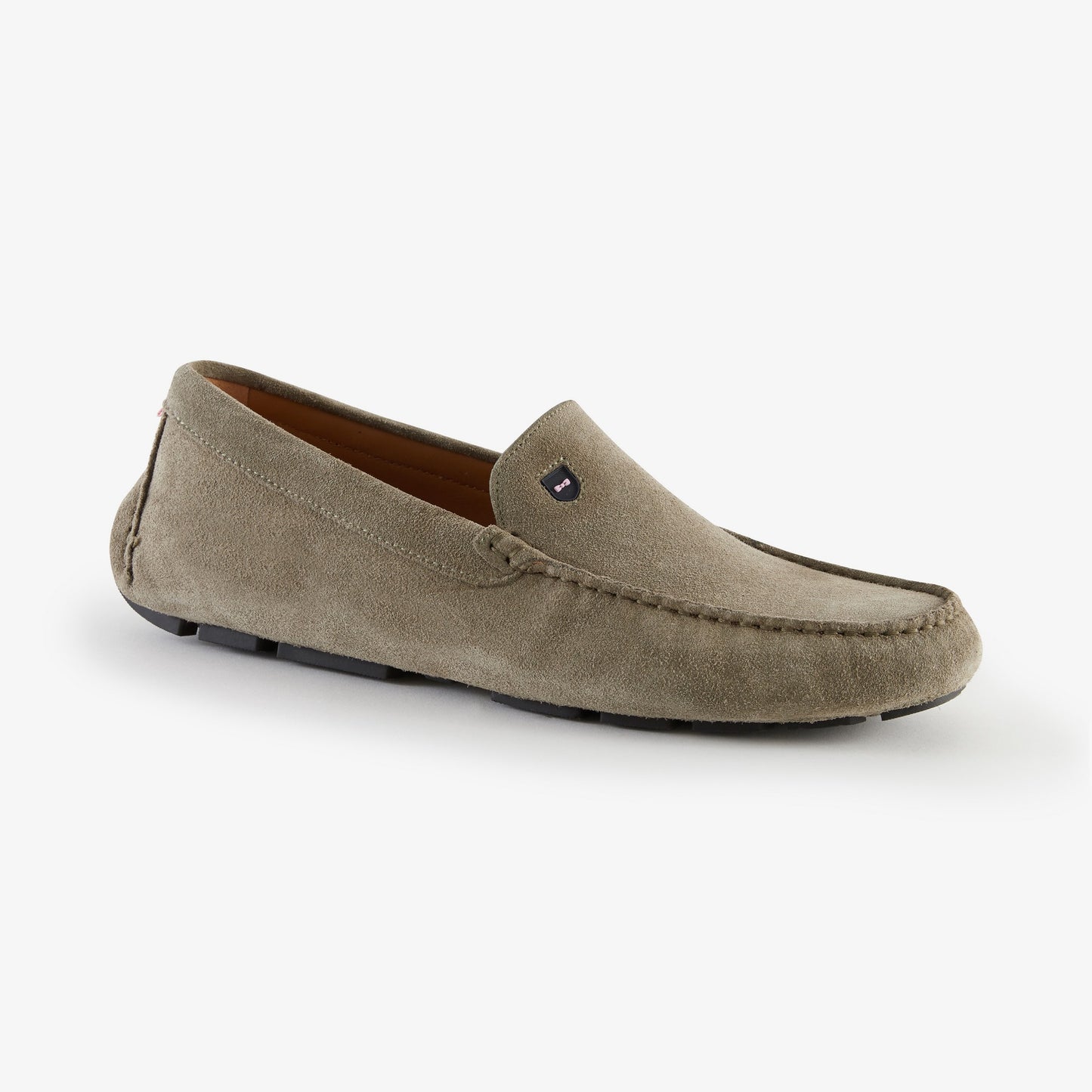 Eden Park Khaki Suede Moccasins