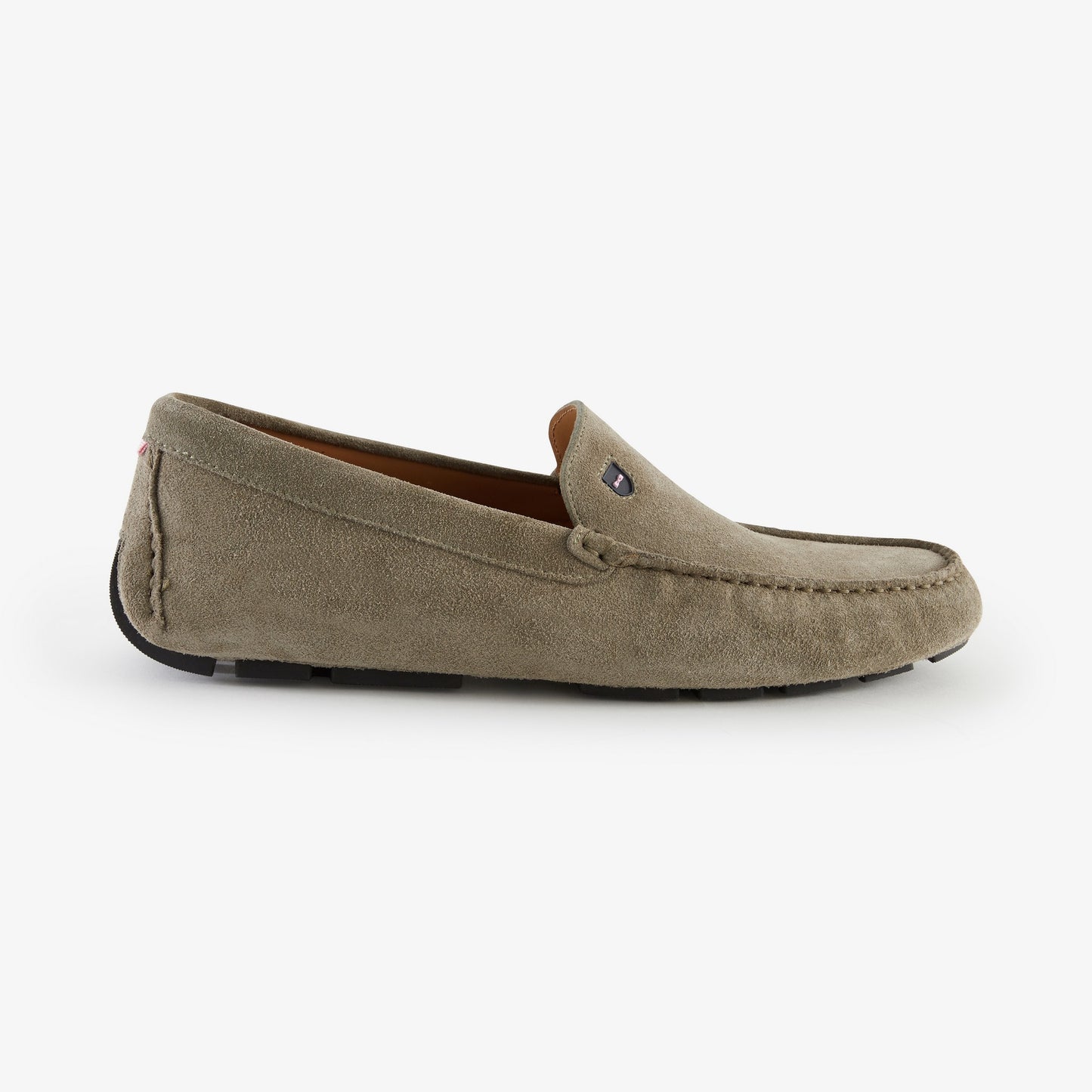 Eden Park Khaki Suede Moccasins