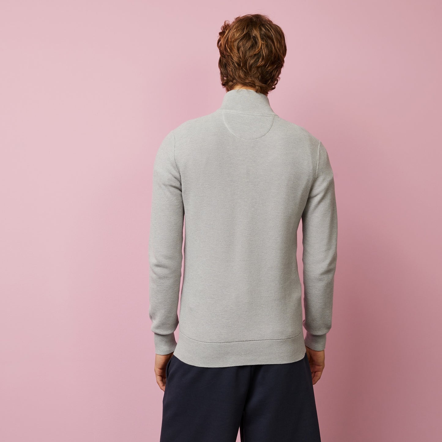Eden Park Grey Half-Zip Jumper