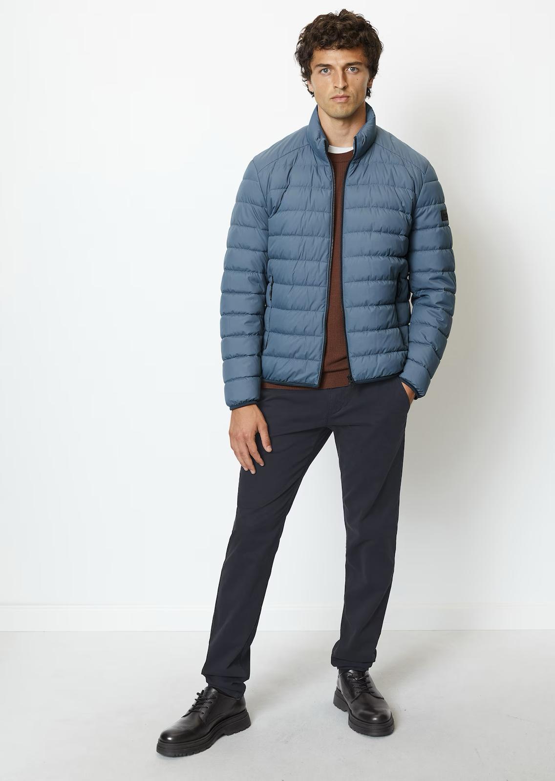 Marc O'Polo Storm Blue Quilted Lightweight Jacket