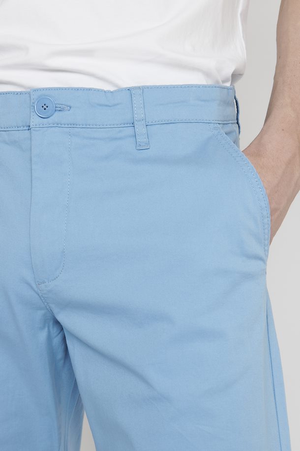 Matinique Light Blue Cotton Shorts