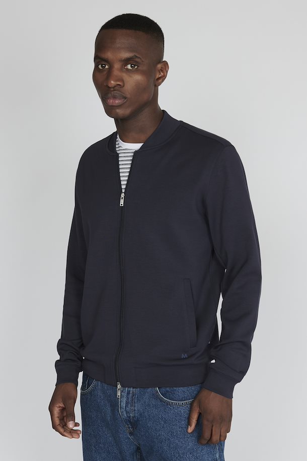 Matinique Navy Full Zip Jacket