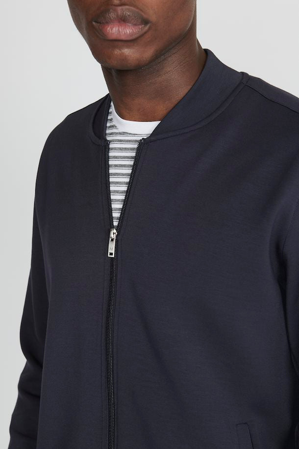 Matinique Navy Full Zip Jacket