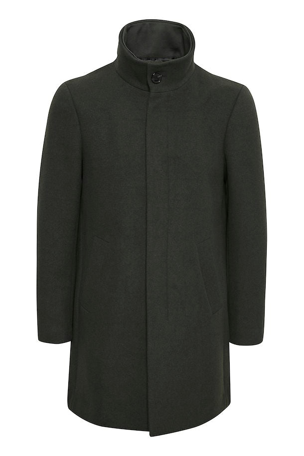 Matinique Forest Night Classic Wool Coat