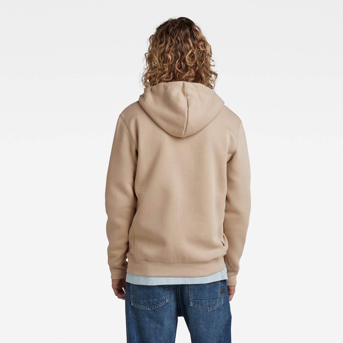 G-Star Premium Beige Zip-Up Hooded Sweatshirt