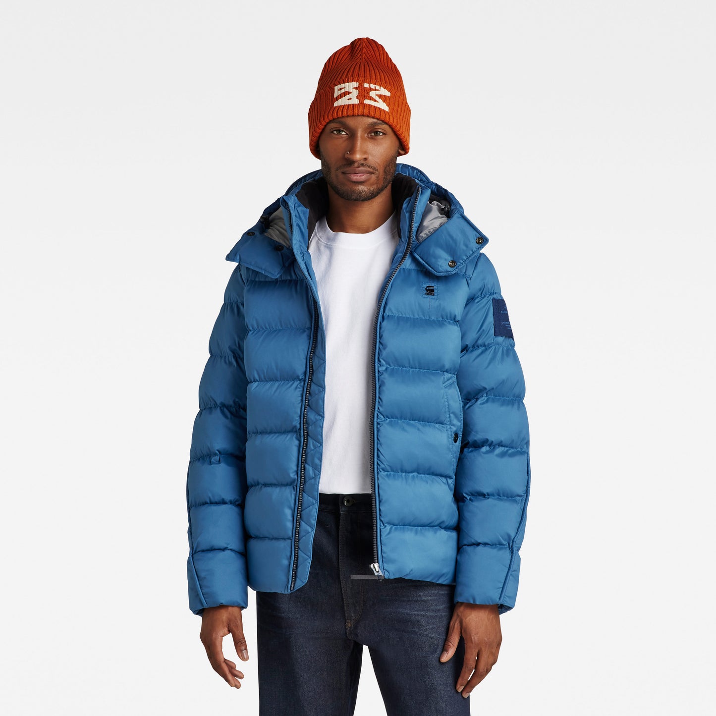 G-star Blue Puffer Jacket