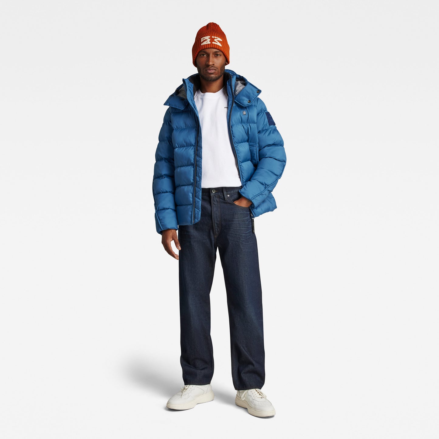 G-star Blue Puffer Jacket
