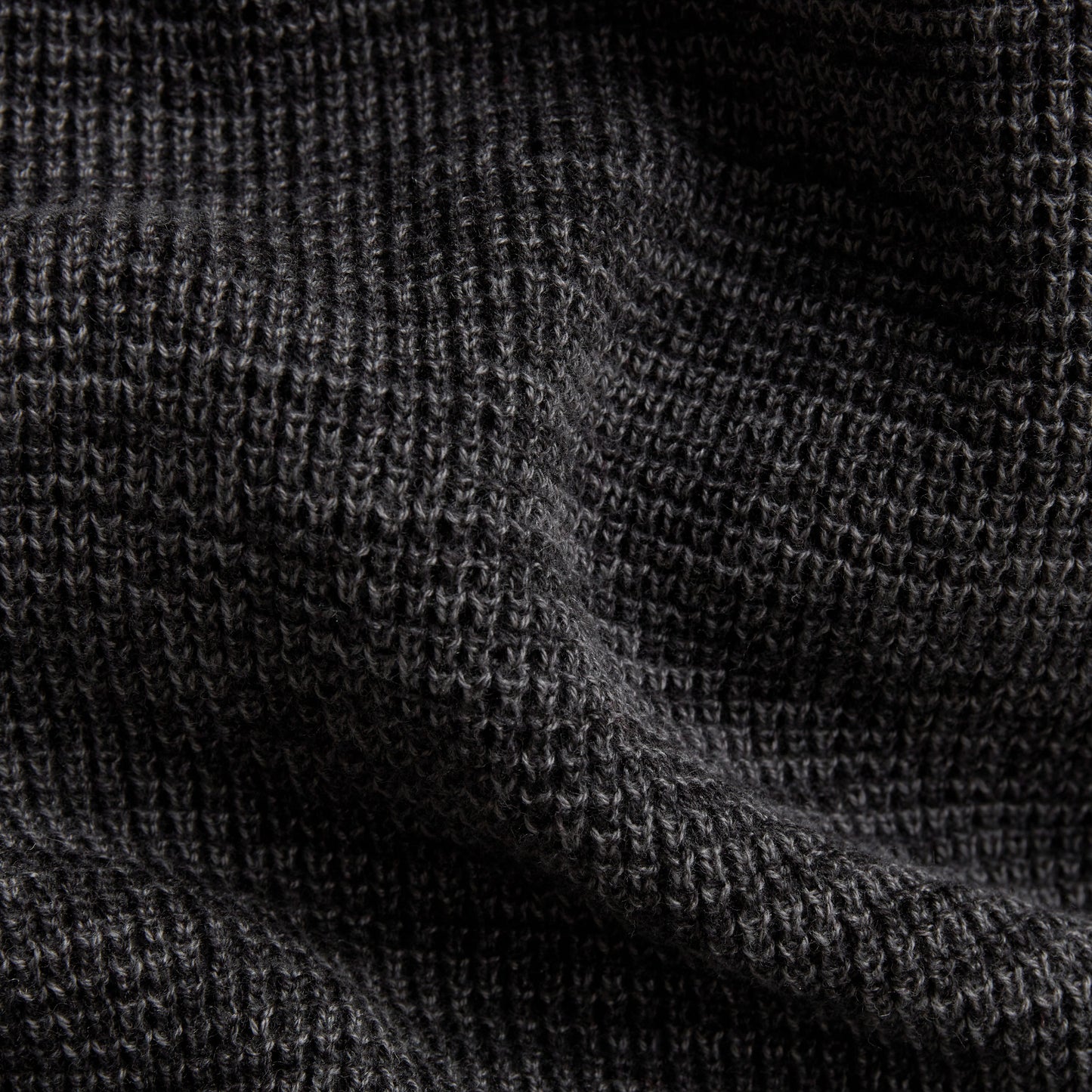 G-Star Grey & Black Biker Full-Zip Knit Cardigan (aw/22)