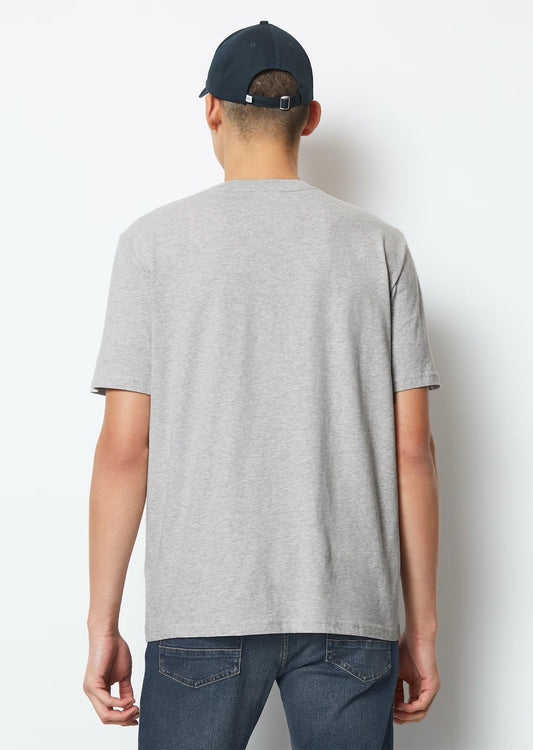 Marc O'Polo Grey Melange Round Neck T-Shirt