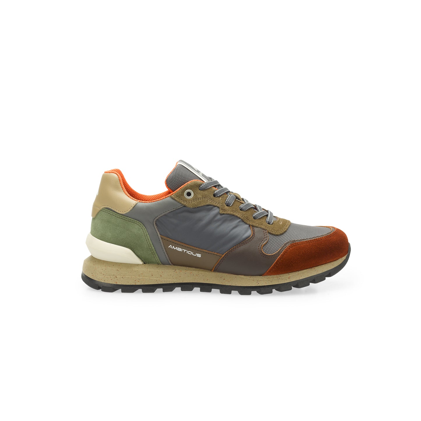 Ambitious Grey and Khaki Trainer