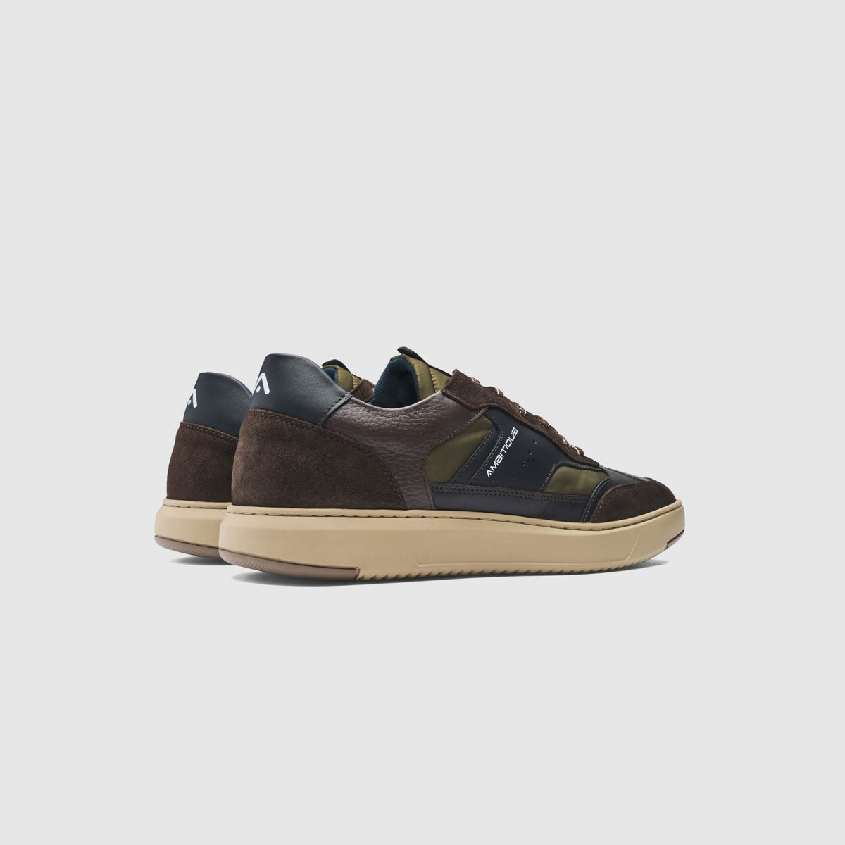 Ambitious Brown/Khaki Lace Up Trainer