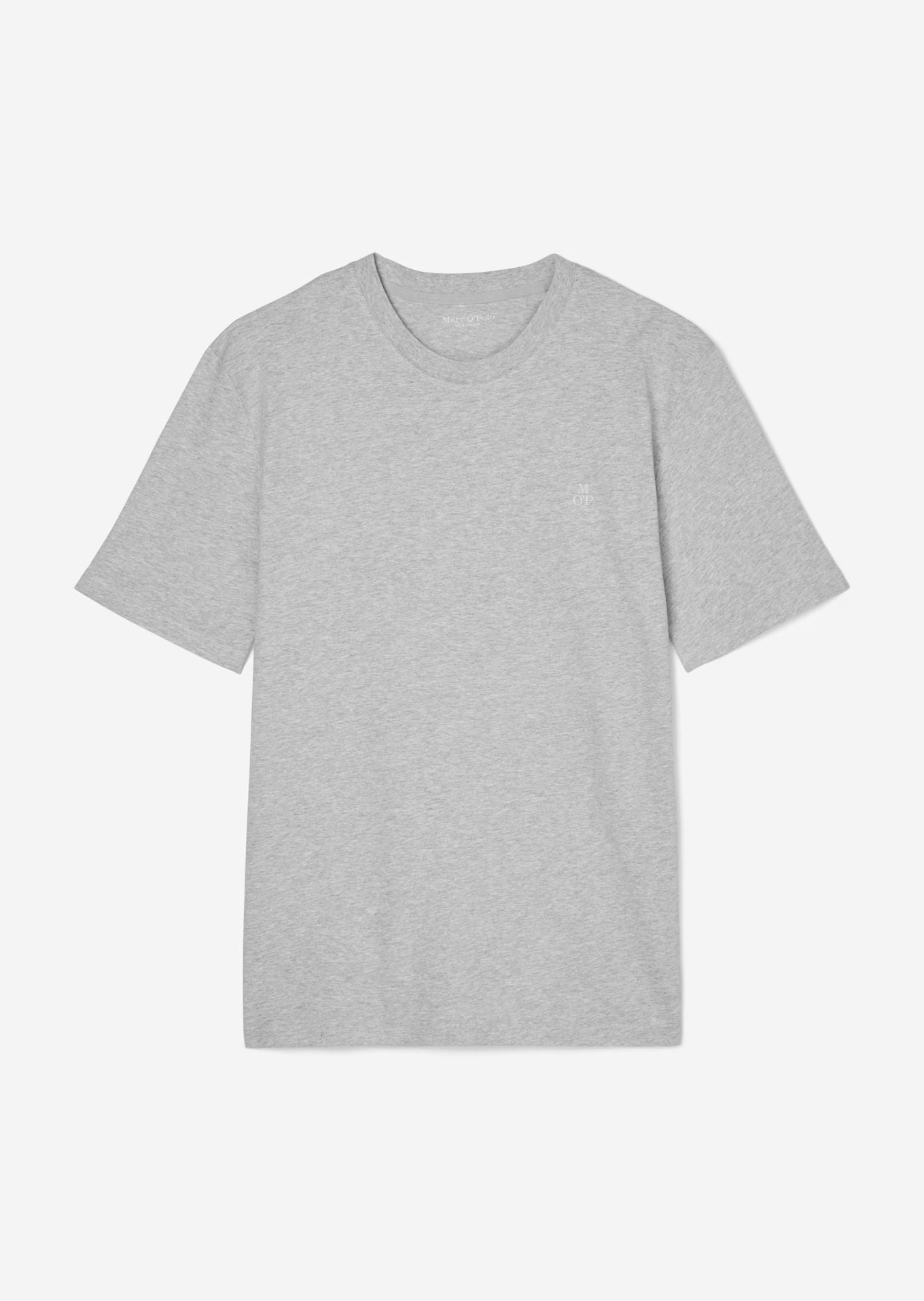 Marc O'Polo Grey Melange Round Neck T-Shirt