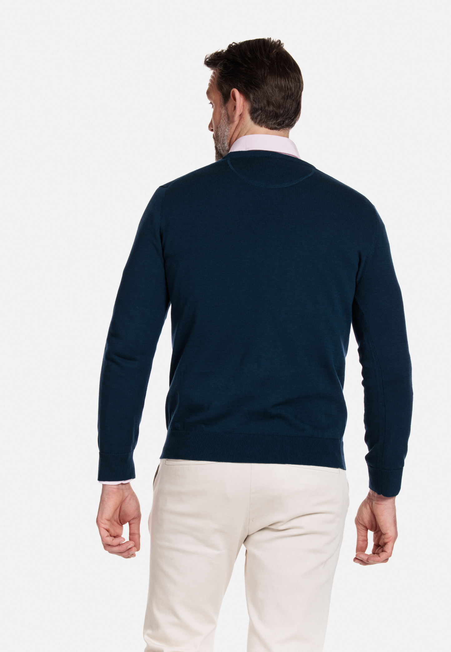 Baileys Navy Crew Neck Knit