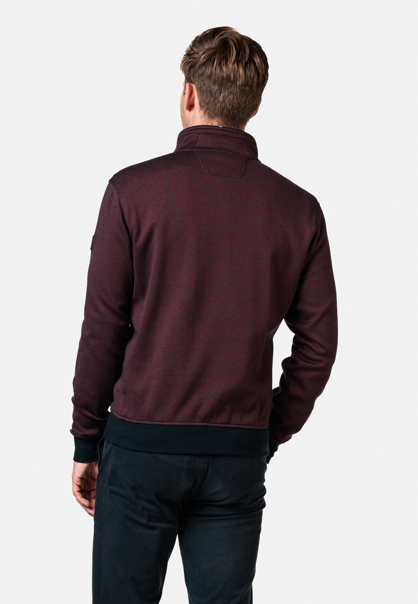 Baileys Wine Half Zip Jumper