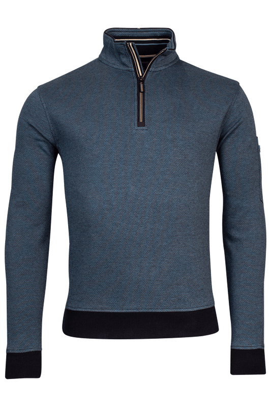 Baileys Teal Blue Half Zip Jumper