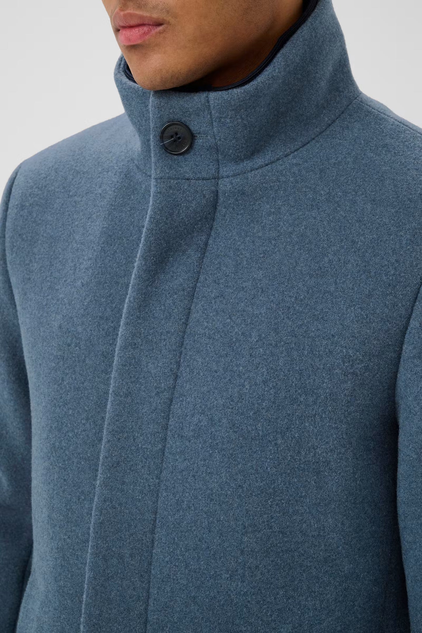 MATINIQUE HARVEY WOOL COAT - Dust Blue