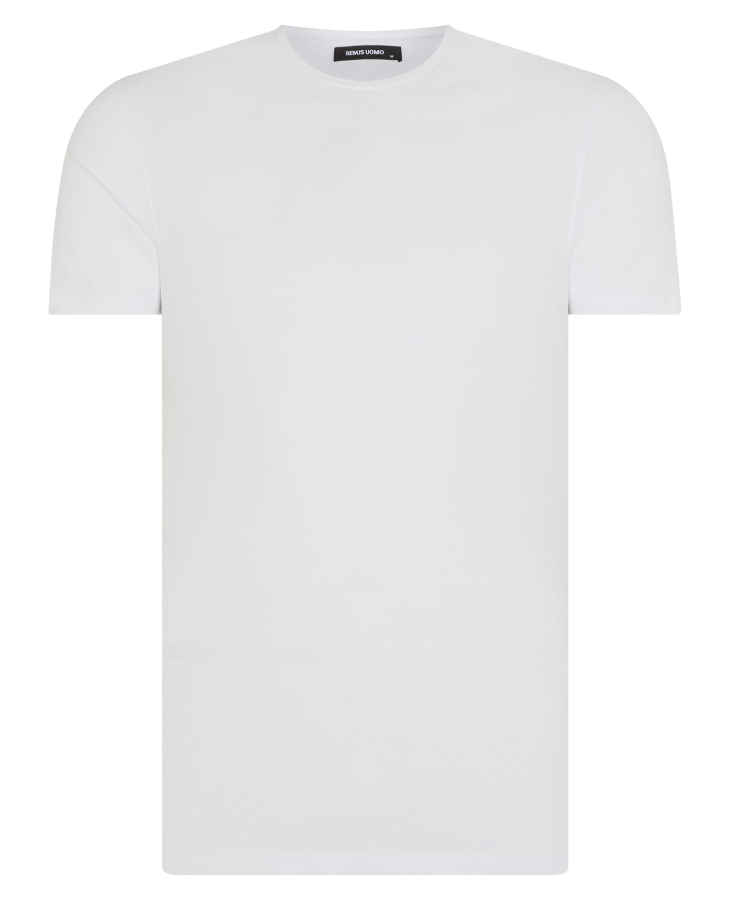 Remus Uomo Tapered Fit White Cotton T-Shirt
