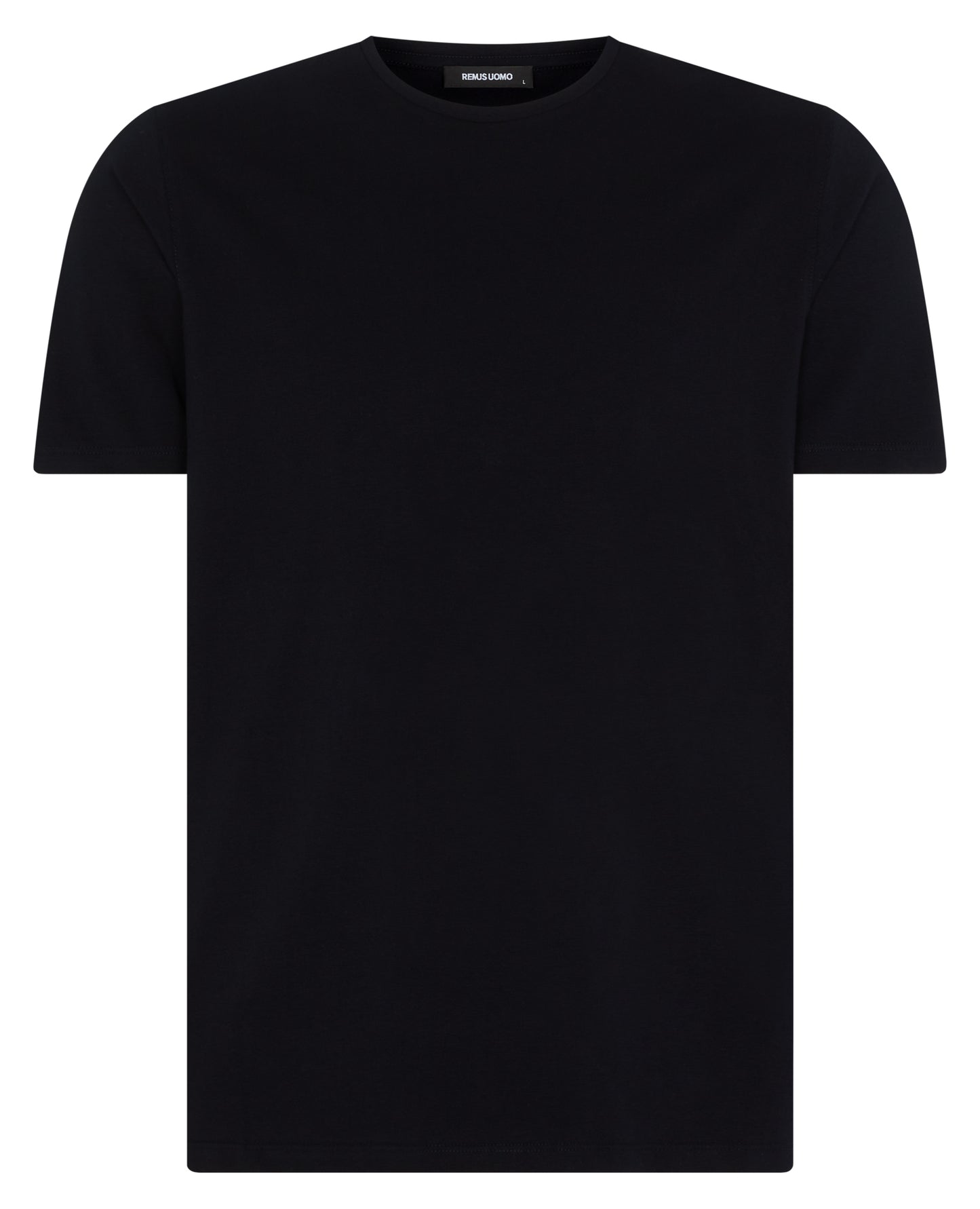 Remus Uomo Tapered Fit Navy Cotton T-Shirt