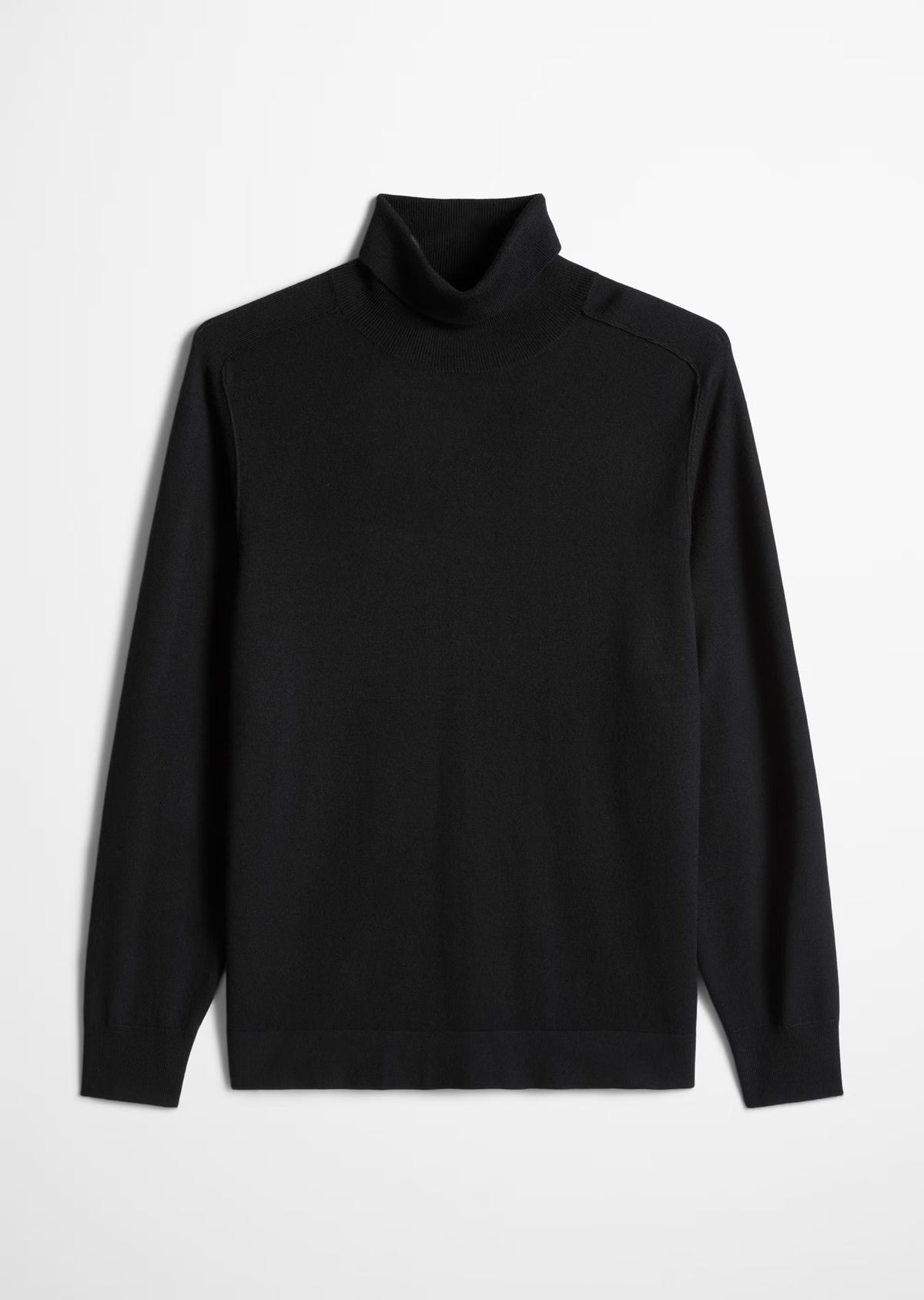 Marc O'Polo Black Merino Roll-Neck Knit