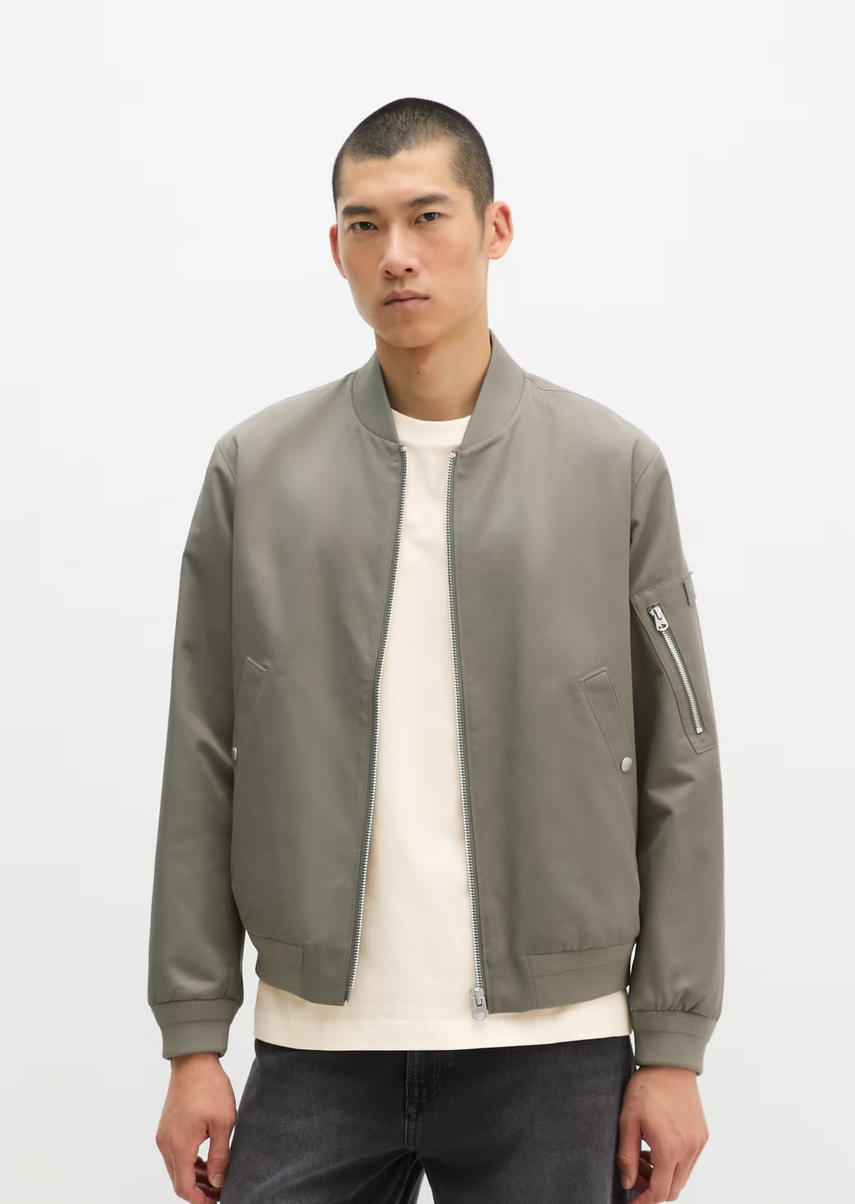 Marc O'Polo Graphite Bomber Jacket