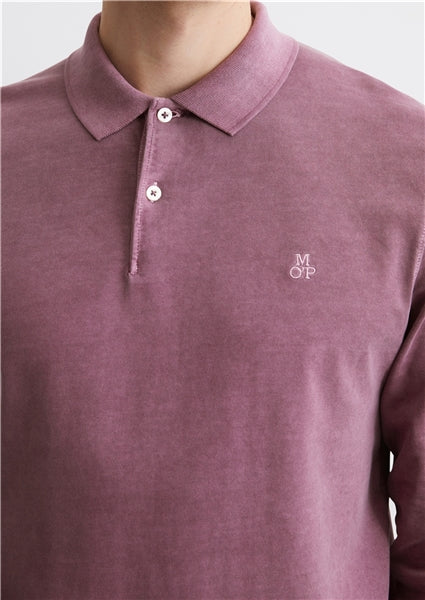 Marc O'Polo Wine Classic Long Sleeve Poloshirt