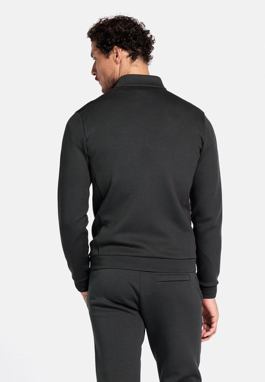 Thomas Maine Dark Green Full Zip Jumper