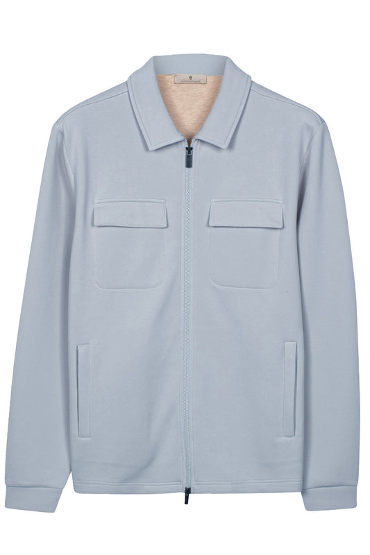 Thomas Maine Over Shirt in Light Blue