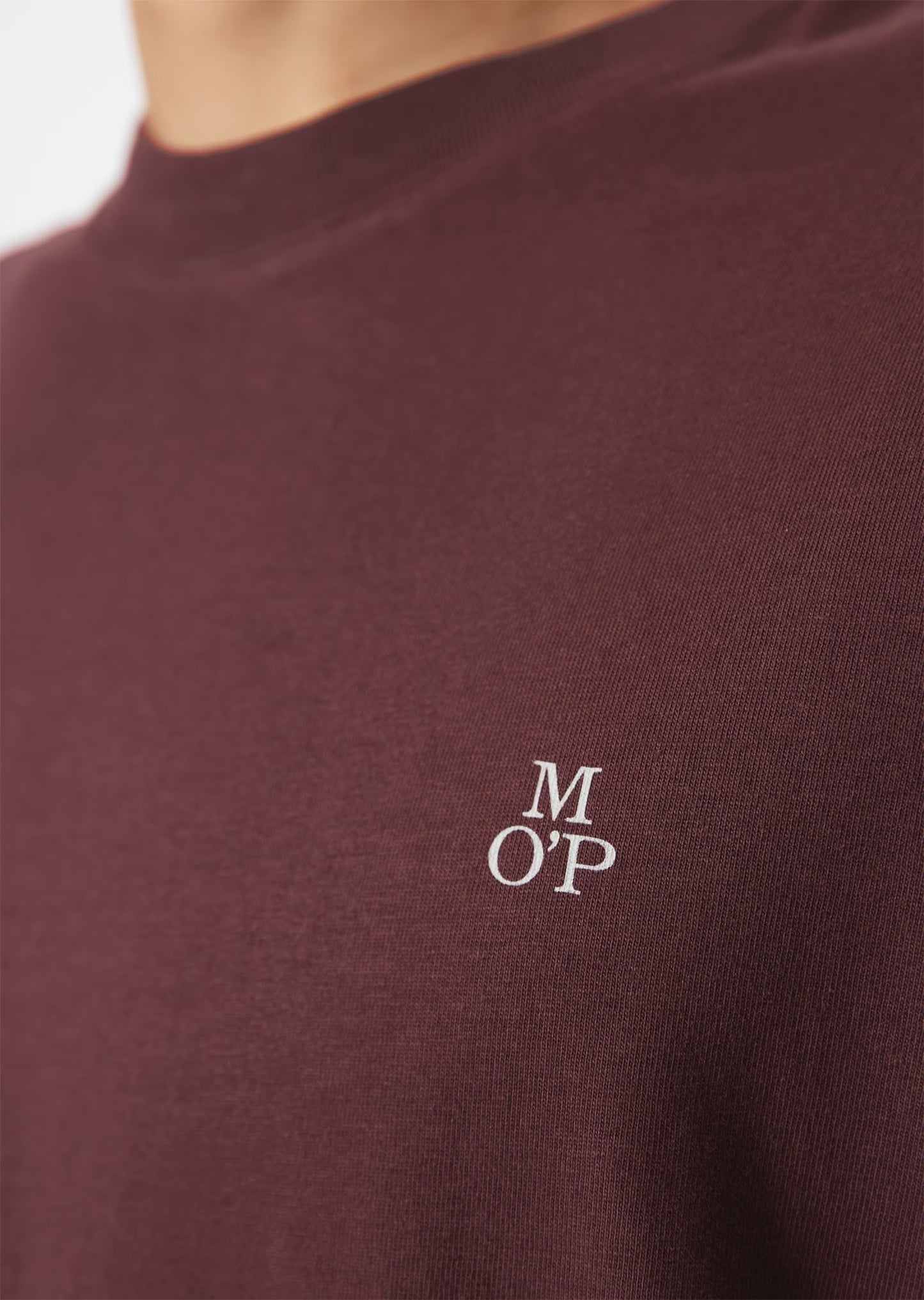 Marc O'Polo Burgundy Round Neck T-Shirt