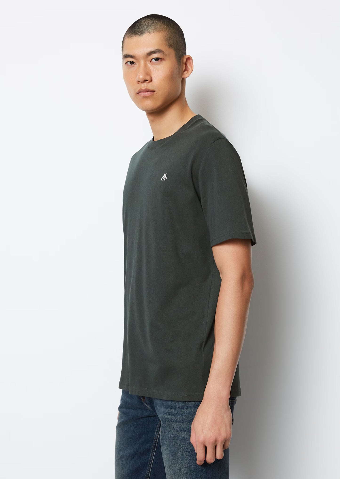 Marc O'Polo Charcoal Round Neck T-Shirt