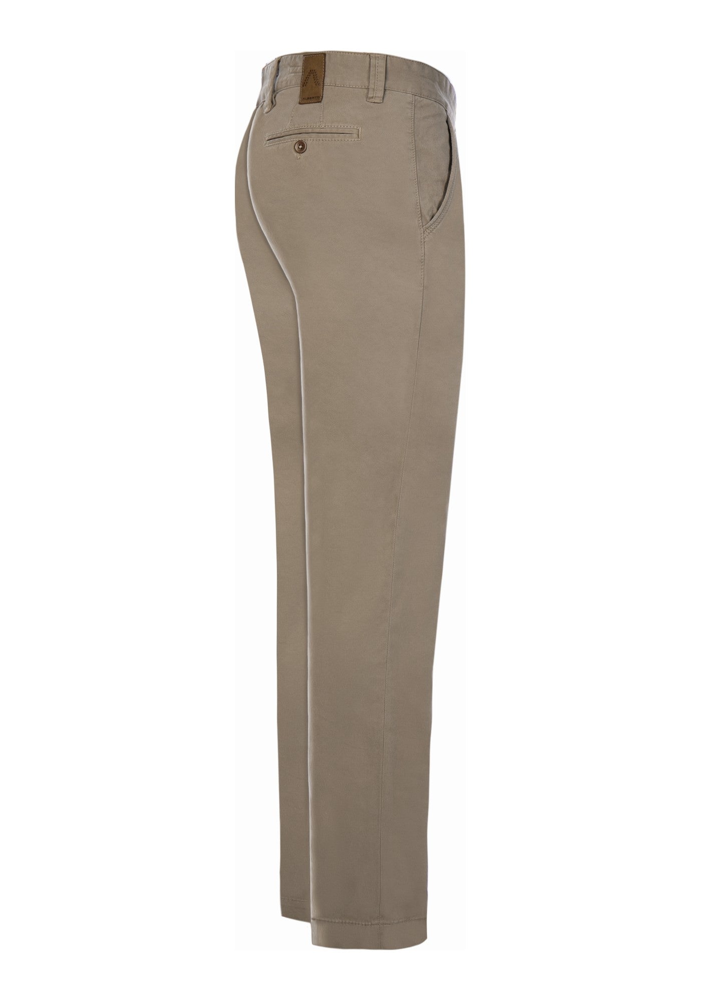 Alberto LOU Beige Pima Cotton Chinos