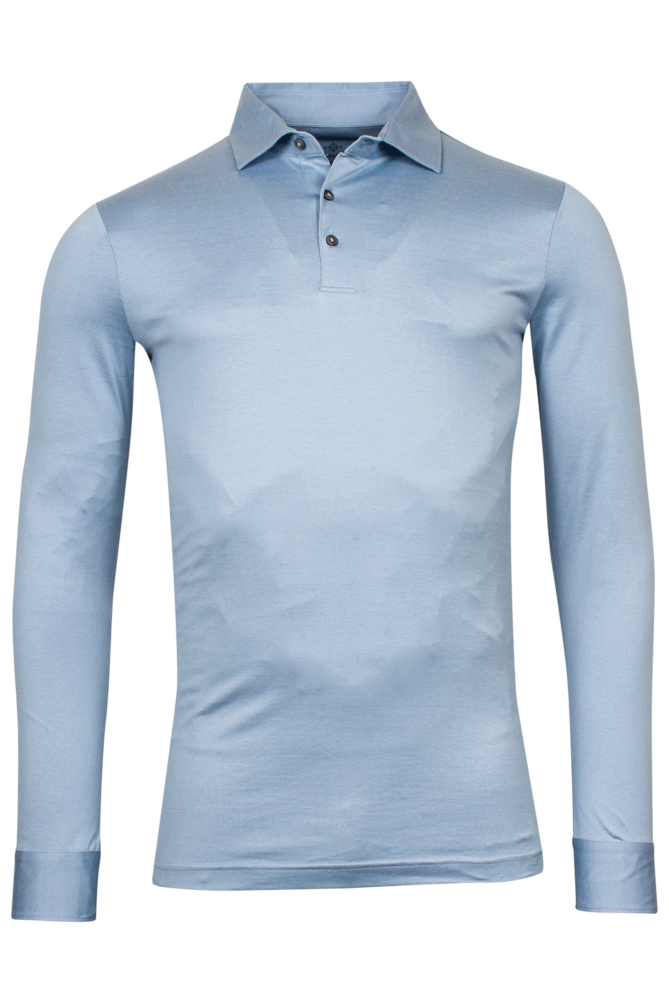 Baileys Light Blue Long Sleeve Poloshirt