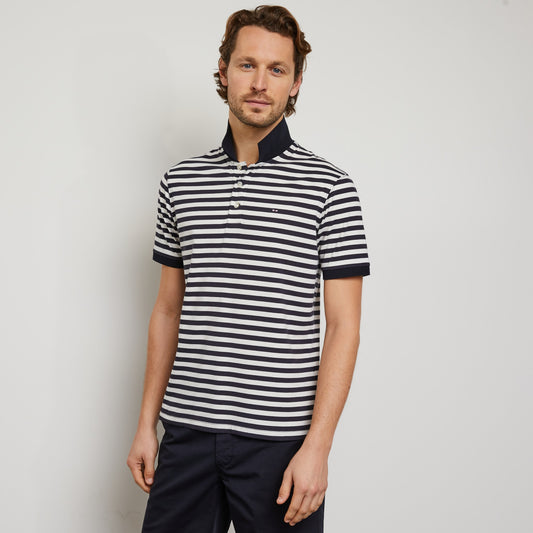 Eden Park Striped Rugby Polo