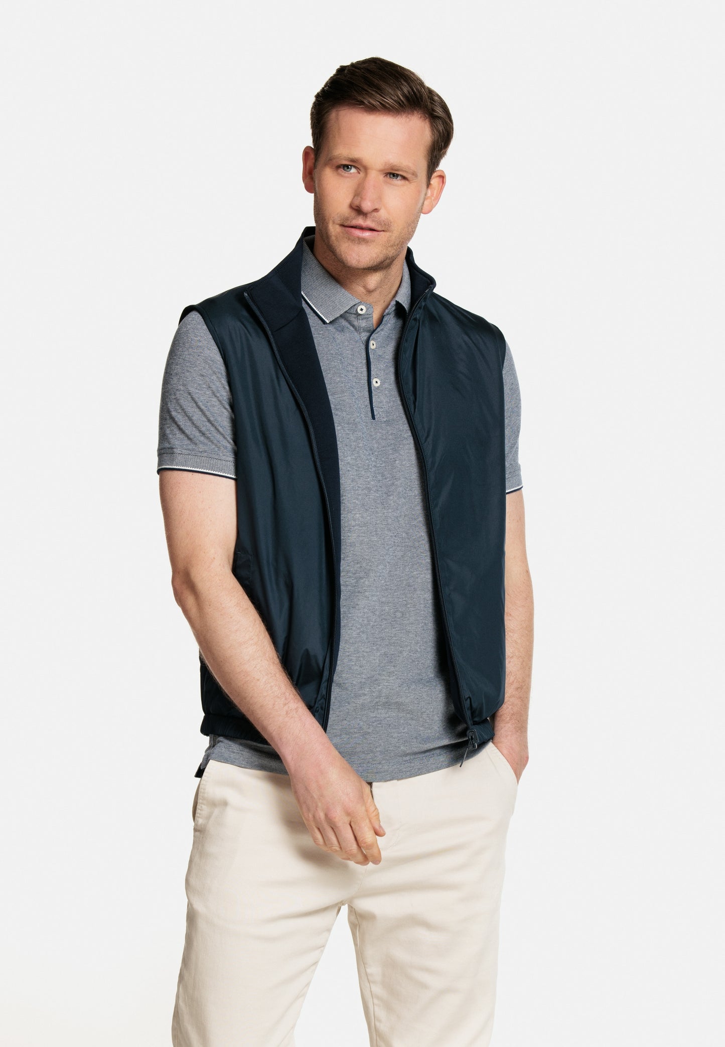 Giordano Navy Reversible Gilet